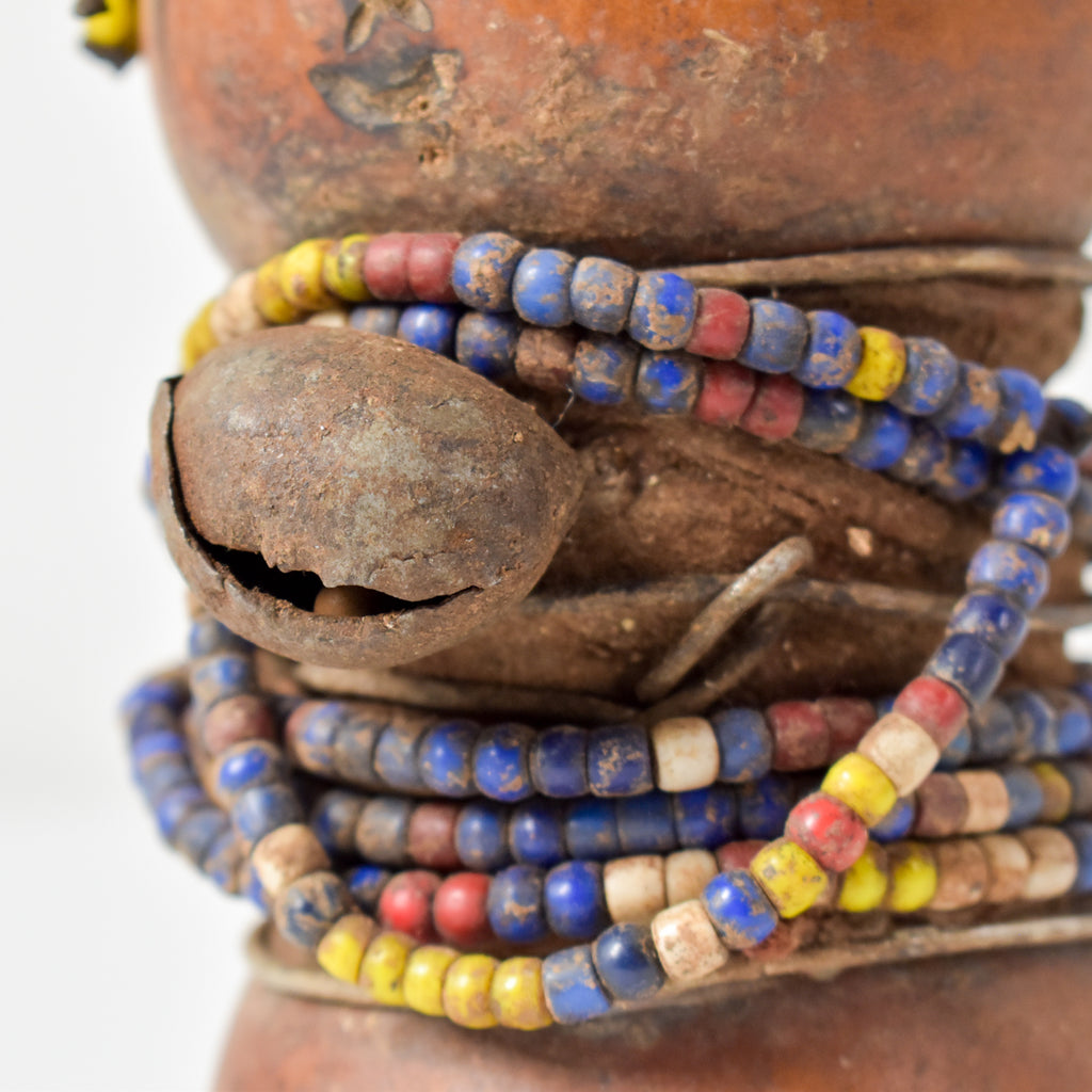 Nyamwezi Beaded Fertility Doll Gourd Tanzania