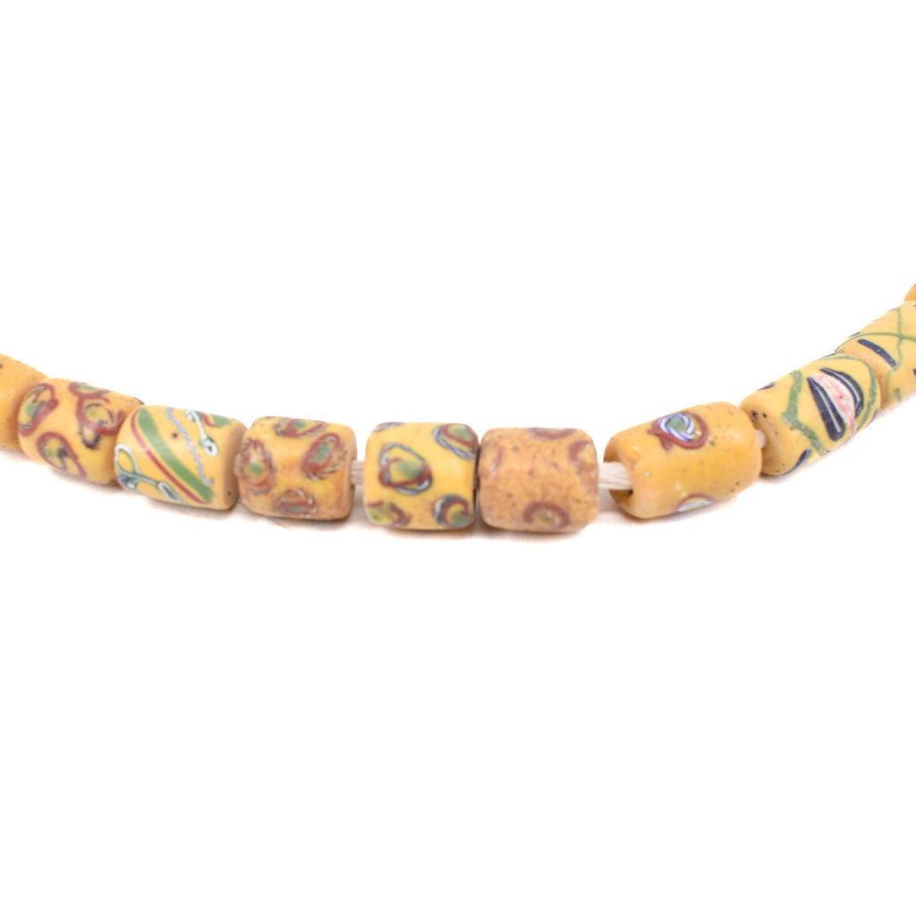 Yellow Venetian Trade Beads Ericson Collection