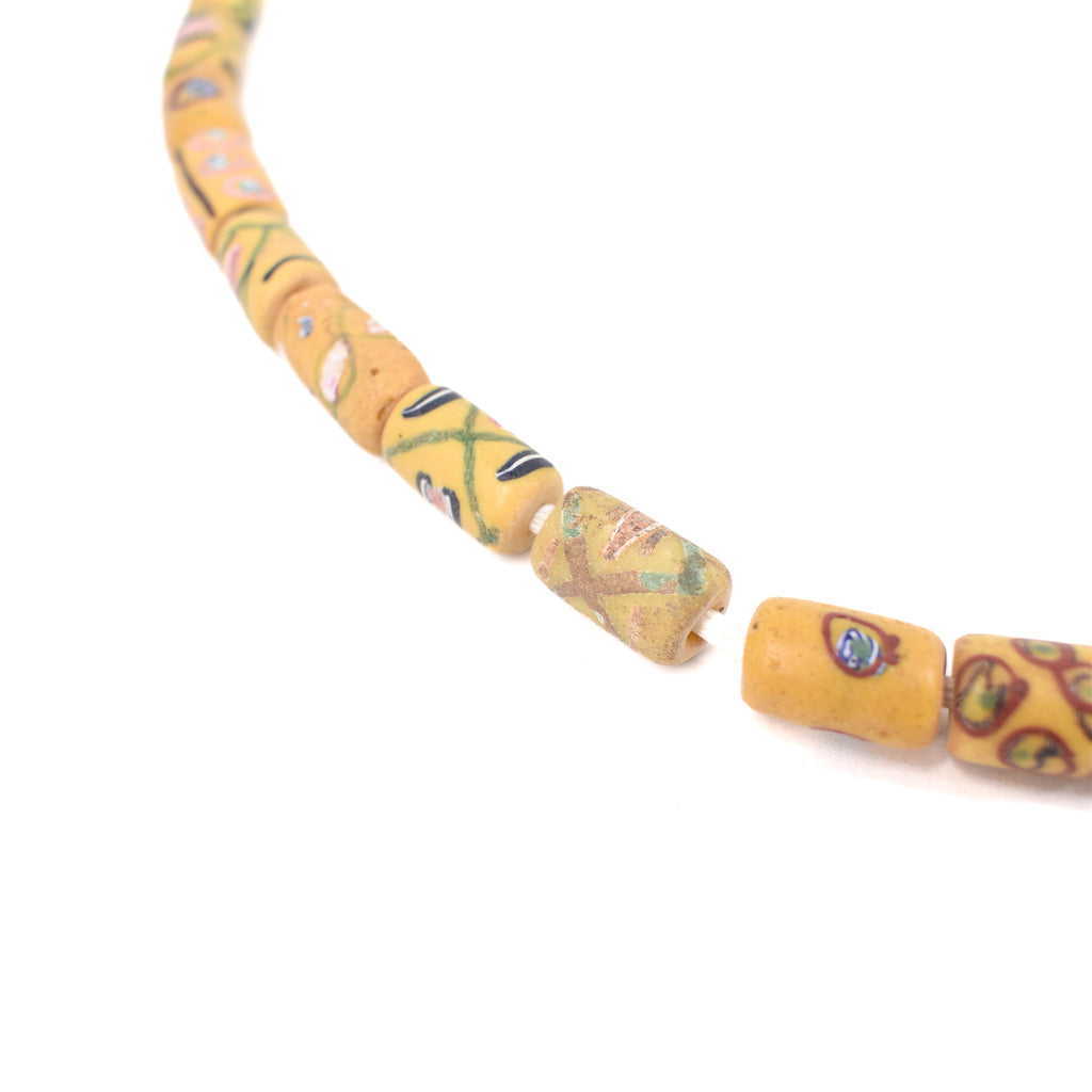 Yellow Venetian Trade Beads Ericson Collection