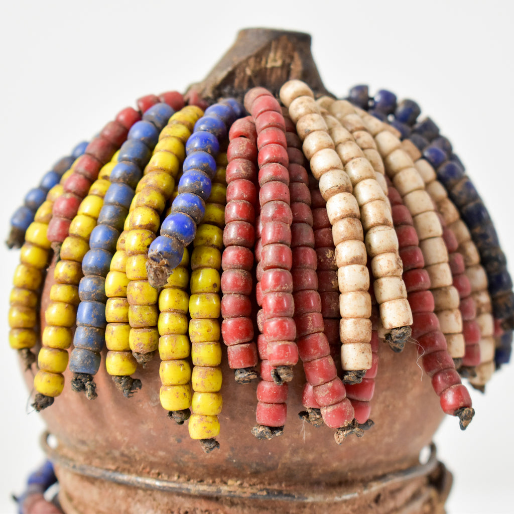 Nyamwezi Beaded Fertility Doll Gourd Tanzania