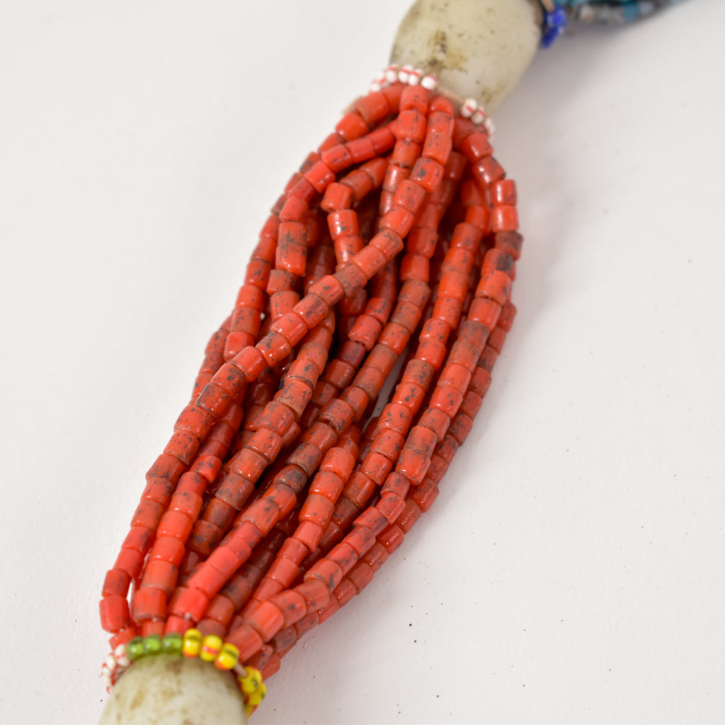 Yoruba King's Beaded Necklace 40 Inch