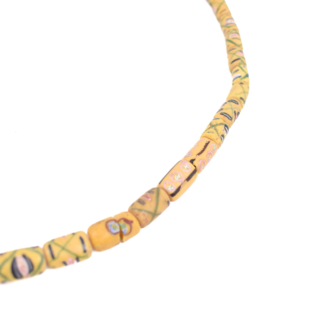 Yellow Venetian Trade Beads Ericson Collection