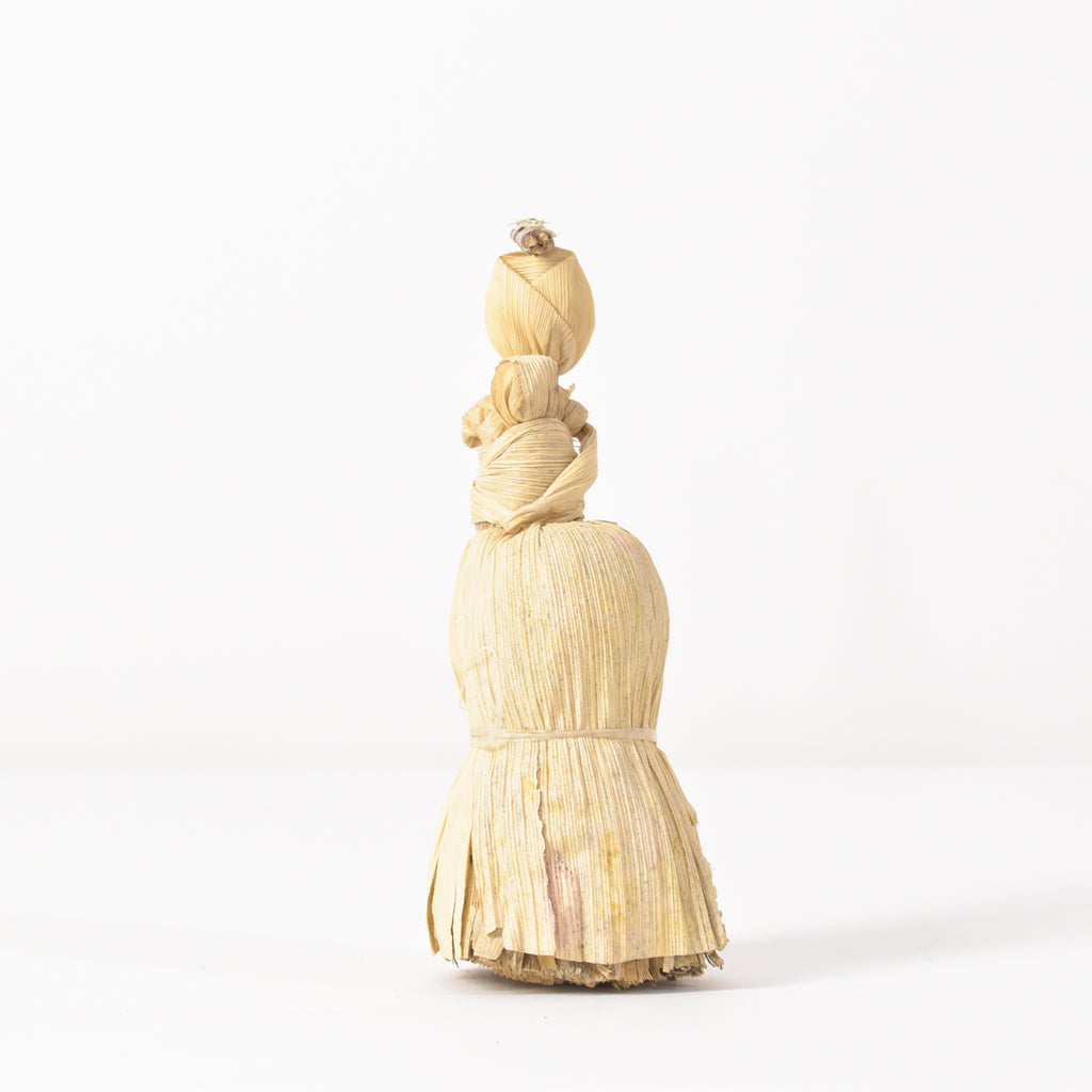 Corn Husk Mother and Child Figurine Zimbabwe