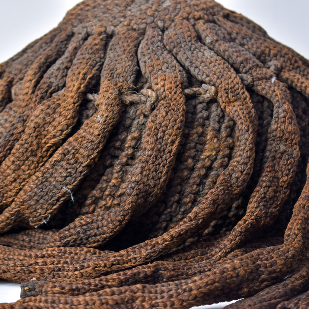 Bamileke Wood and Raffia Hat Cameroon