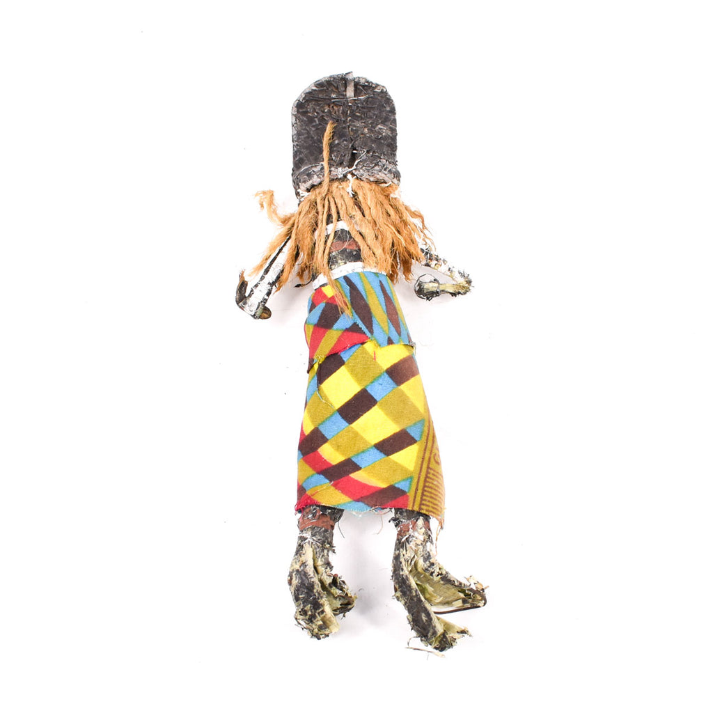 Makishi Painted African Doll Zimbabwe