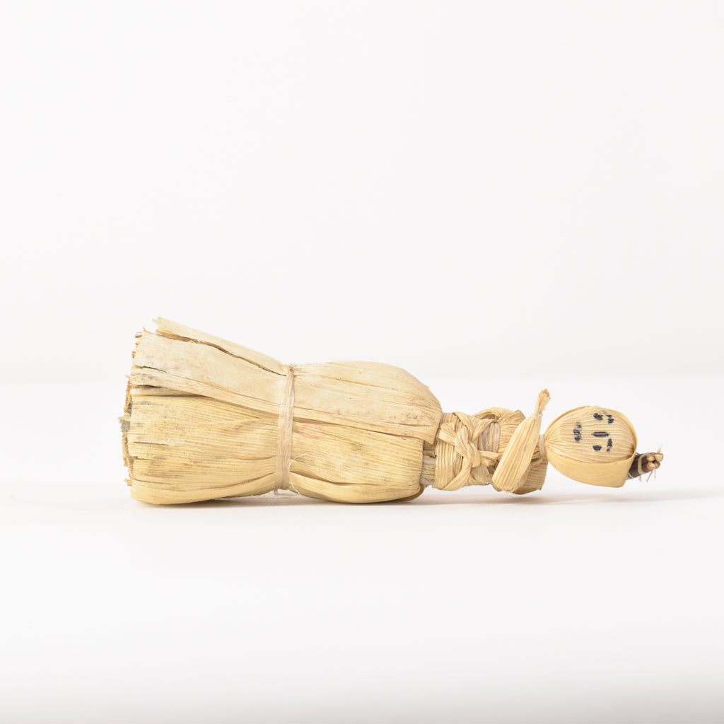 Corn Husk Mother and Child Figurine Zimbabwe