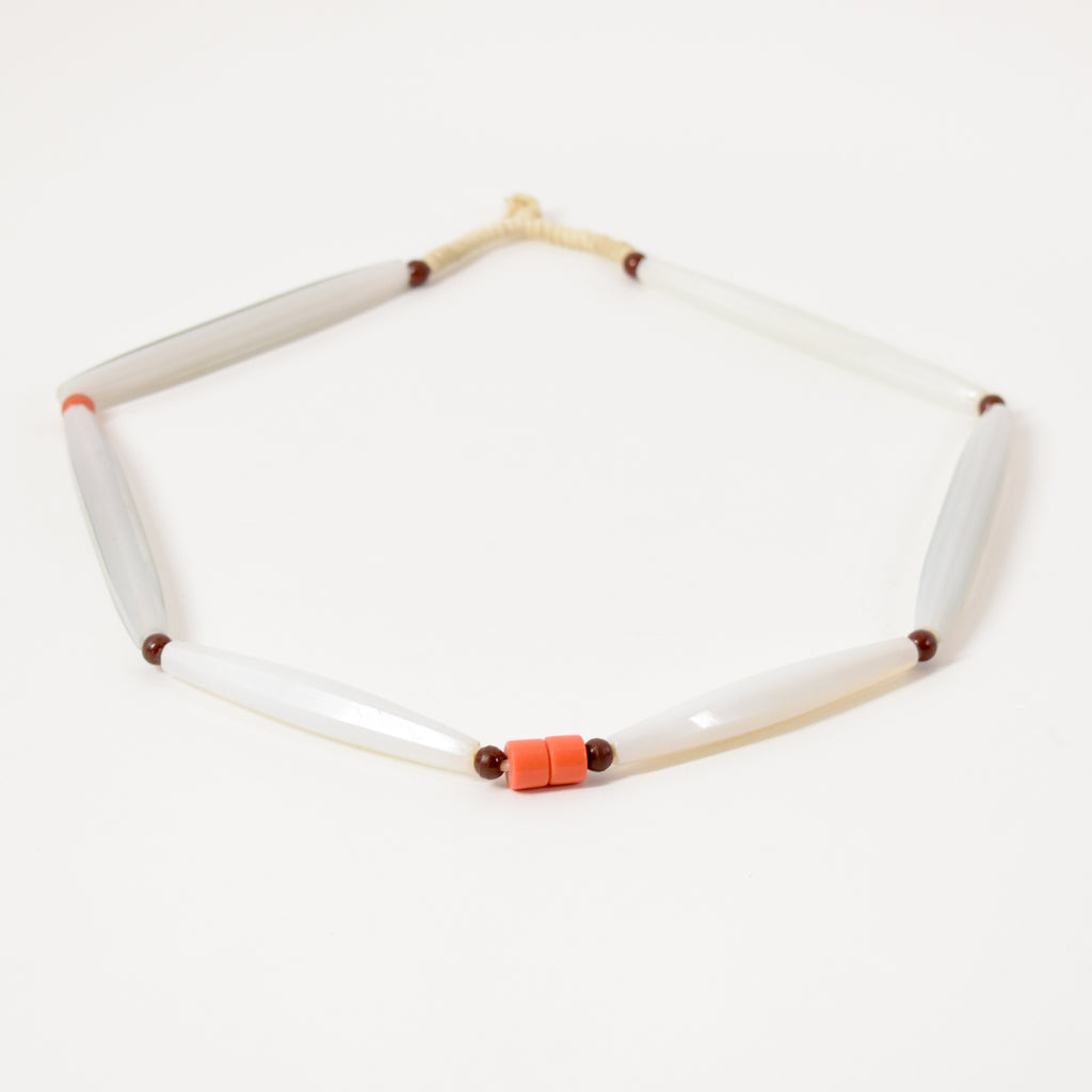Translucent Faceted Bohemian Trade Beads X-Large 34 Inch