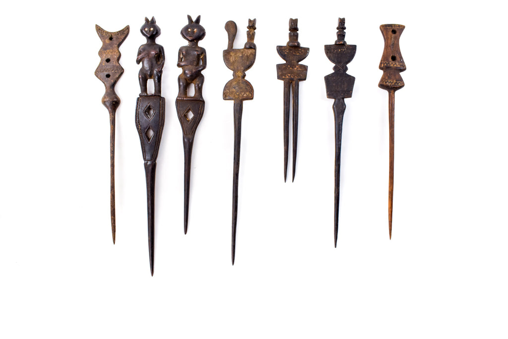 Nyamwezi Figural Engagement Hair Pick Tanzania