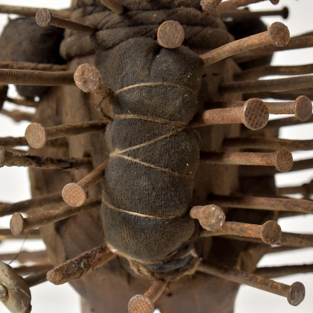 Bakongo Nkisi Power Nail Fetish Figure Congo