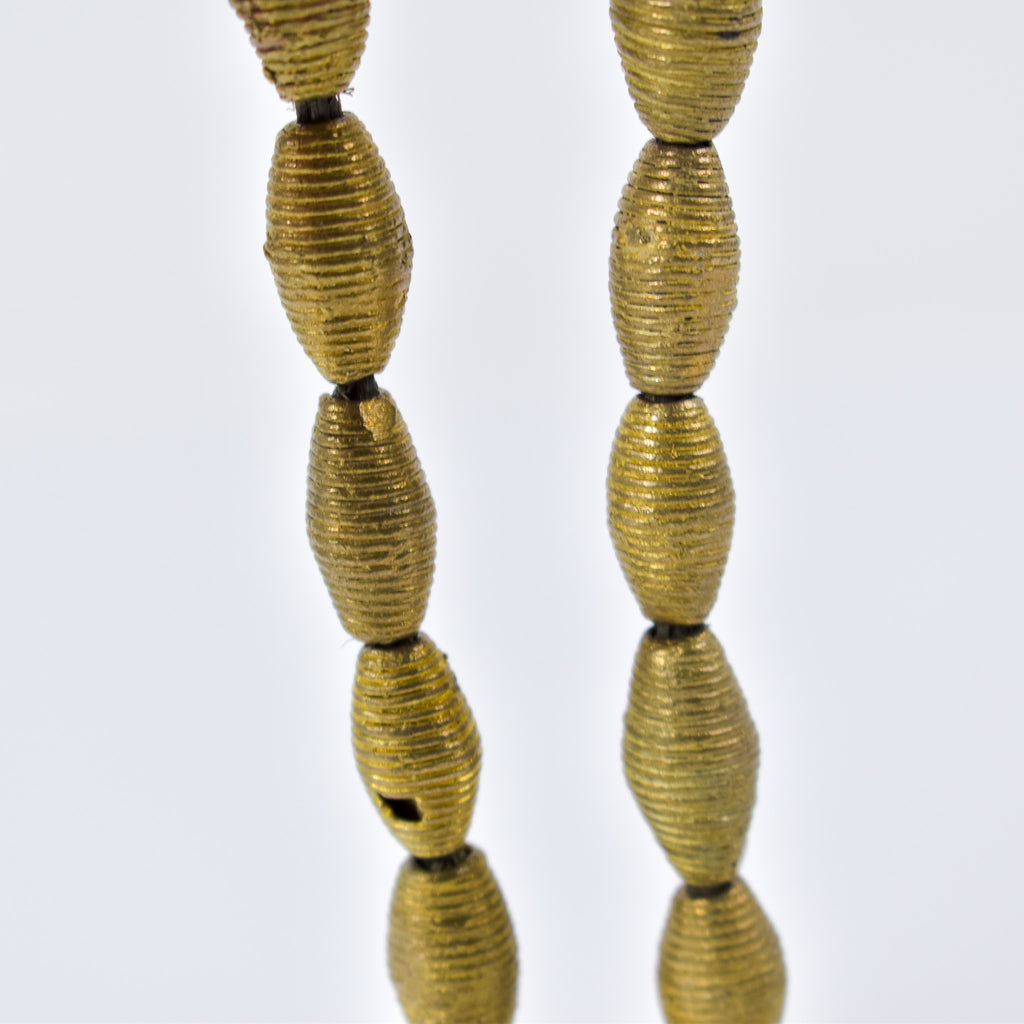 Baule Brass Hollow Beads Ghana
