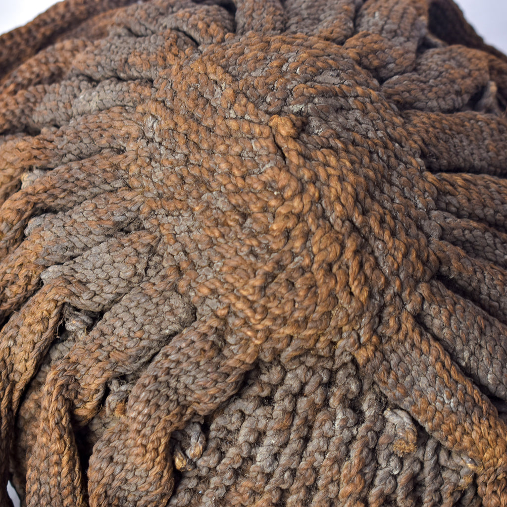 Bamileke Wood and Raffia Hat Cameroon