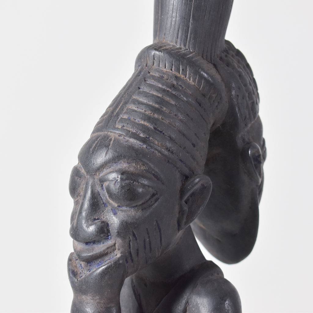 Janus Face Old Shango Figure Nigeria