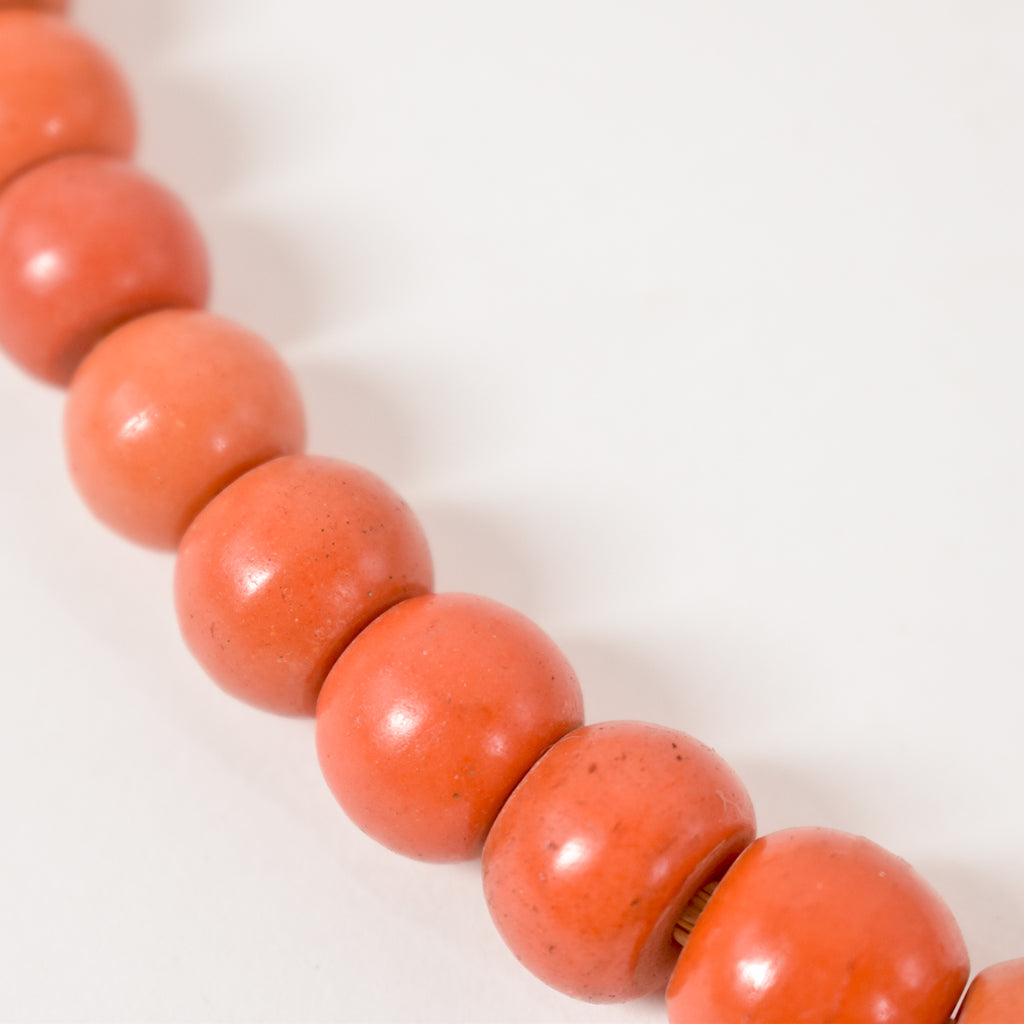 Prosser Coral Trade Beads 30 Inch