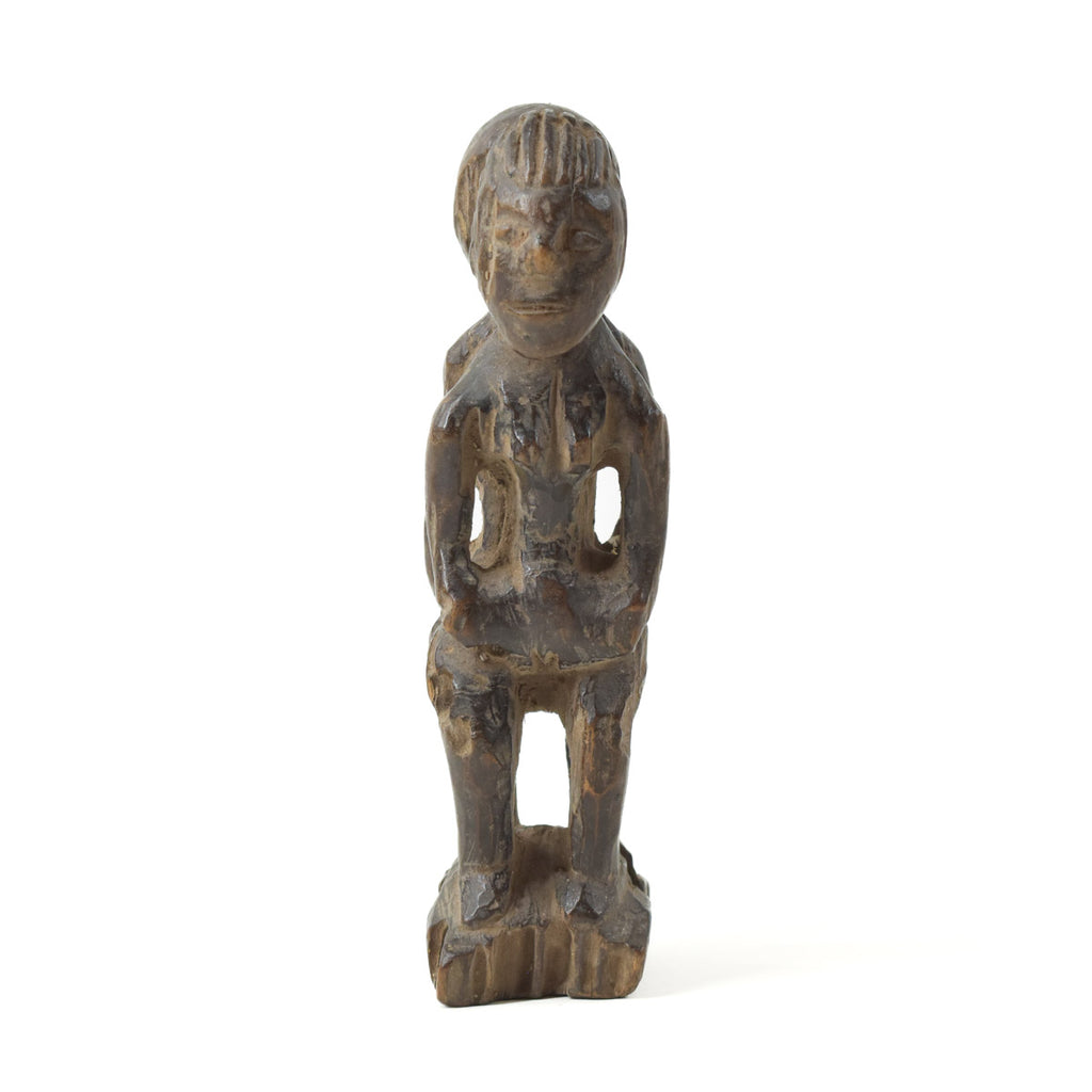 Luba Female and Male Fetish Figurine Congo