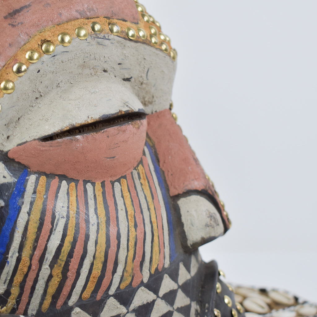 Kuba Mask Bwoom Helmet Royal Congo