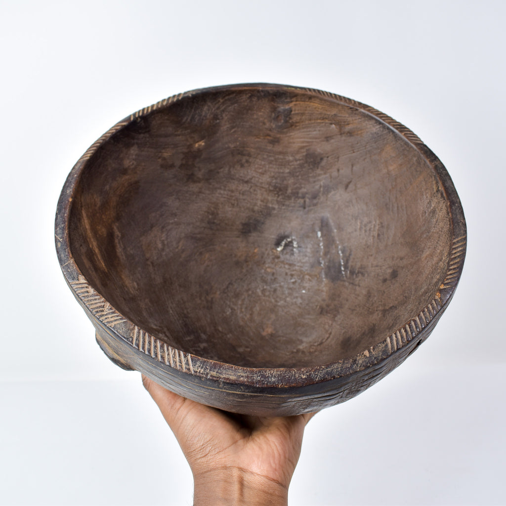 Nupe Wood Bowl Nigeria