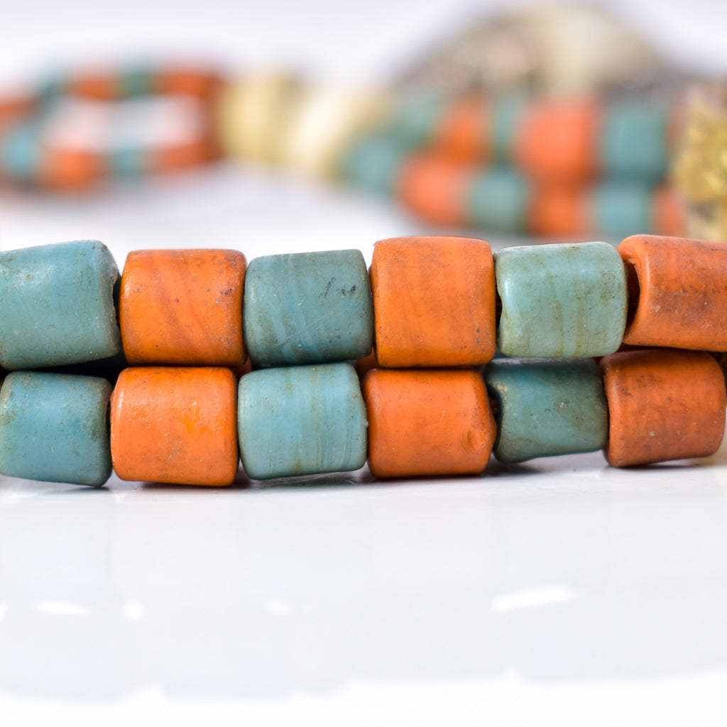 Tibetan Conch Shell Beaded Necklace