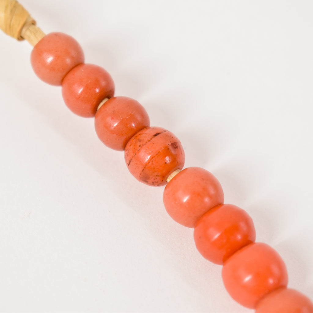Prosser Coral Trade Beads 30 Inch