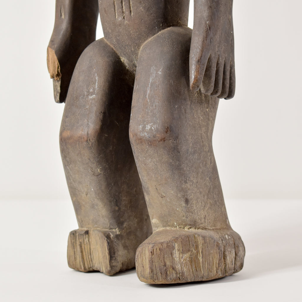 Dan Standing Female Wood Figure Liberia Côte d'Ivoire