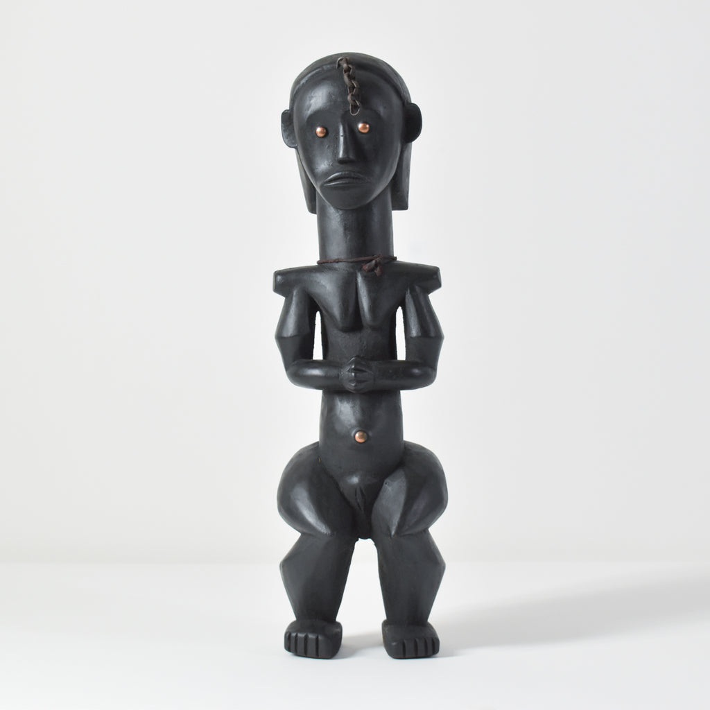 Standing Female Fang Byeri Reliquary Figure Gabon