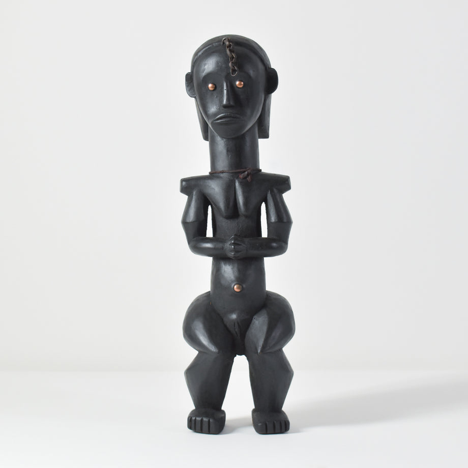 Dan store Standing Beaded Female Figure Liberia Africa Art 142935