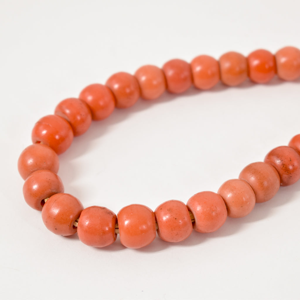 Prosser Coral Trade Beads 30 Inch