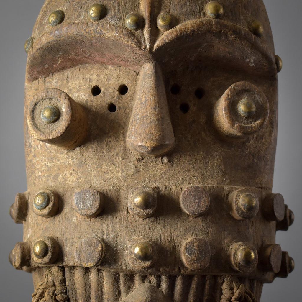 Grebo Mask with Twelve Tubular Eyes Liberia