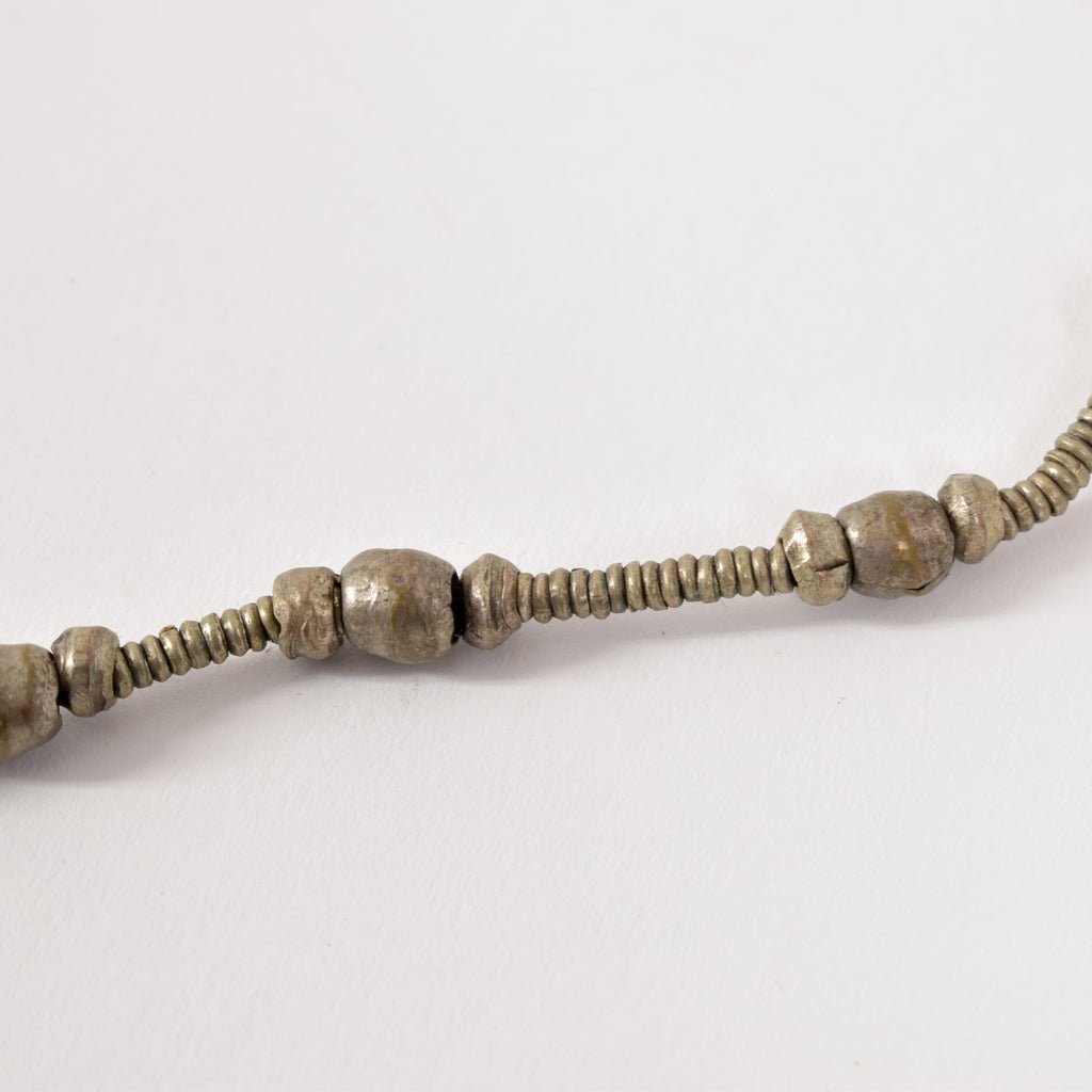 Silver Beaded Engagement Necklace Ethiopia