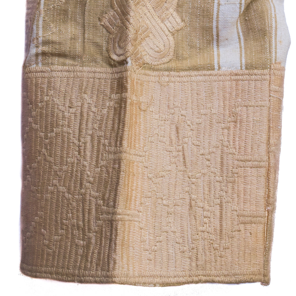 Hausa Boubou Men's Top and Bottom Beige Nigeria