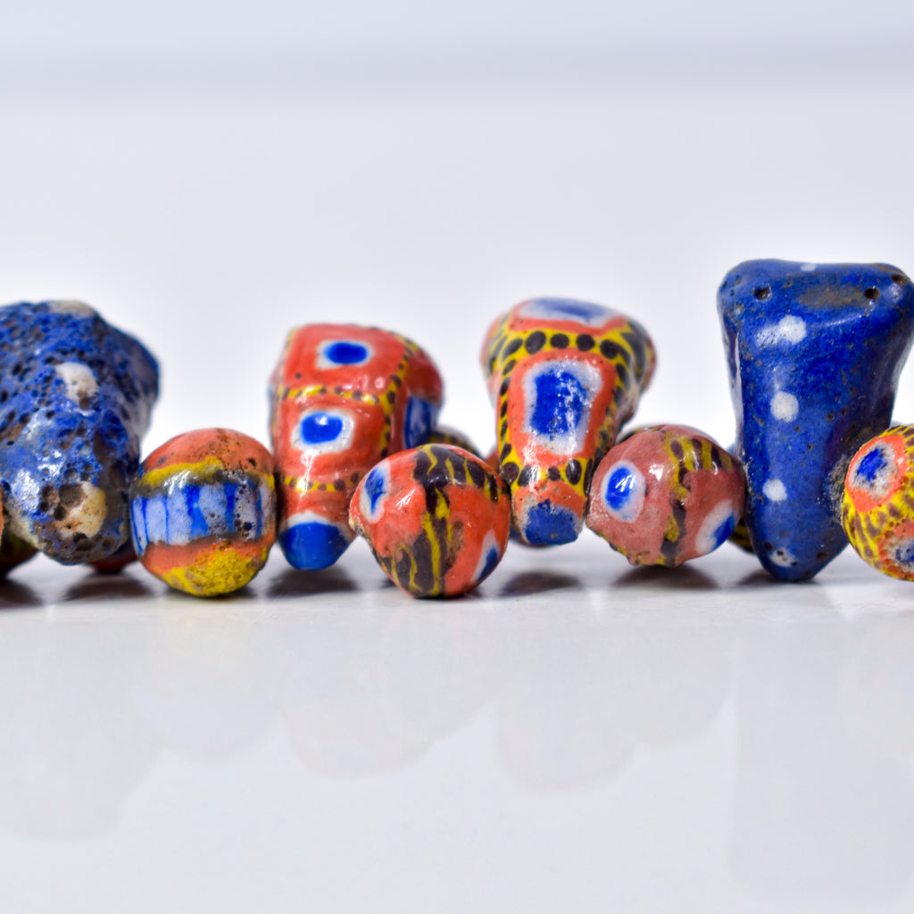 Kiffa Beads Contemporary Using Ancient Techniques Mauritania 34 Inch