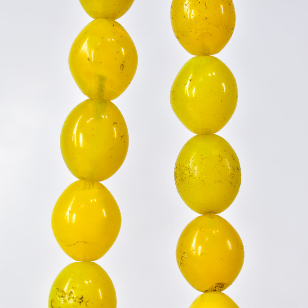 Yellow Pigeon Egg Trade Beads