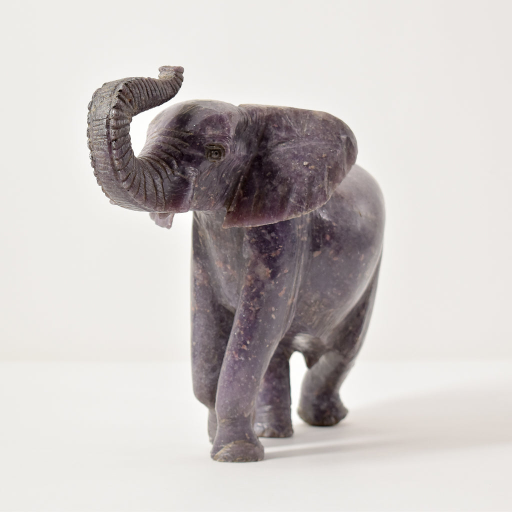 Shona Serpentine Stone Elephant Sculpture Zimbabwe