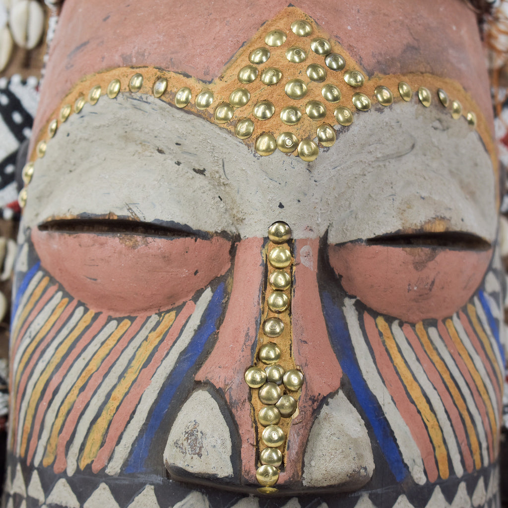 Kuba Mask Bwoom Helmet Royal Congo