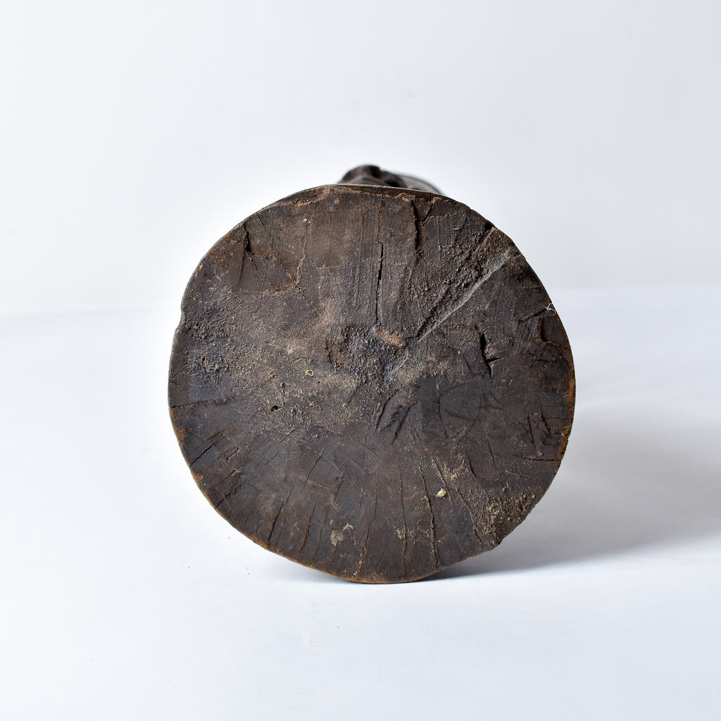 Chokwe Figure with Bowl with Lid Congo