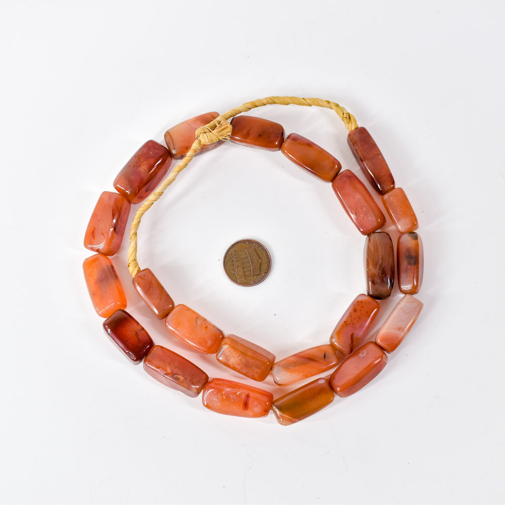 Rectangle Carnelian Stone Beads