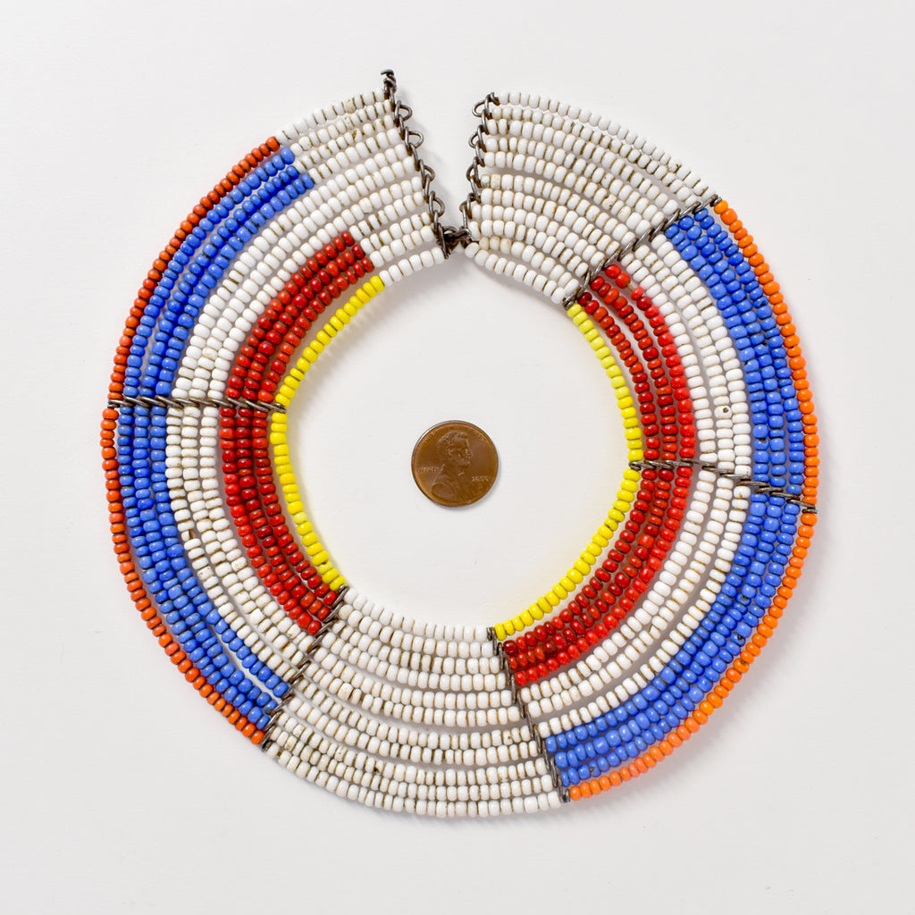 Maasai Infant Beaded Collar Kenya Sidley Collection