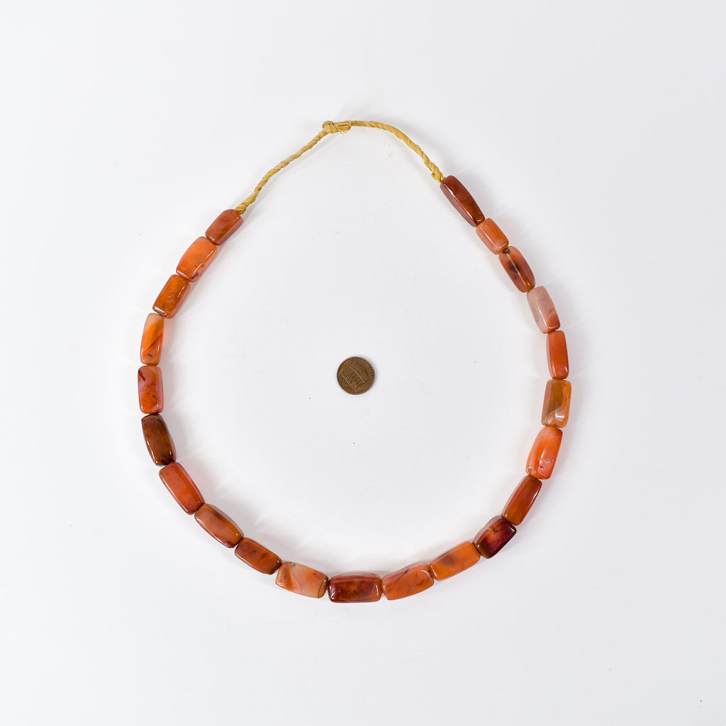 Rectangle Carnelian Stone Beads