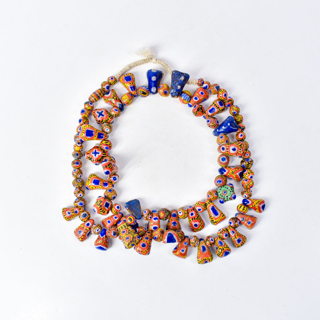 Kiffa Beads Contemporary Using Ancient Techniques Mauritania 34 Inch