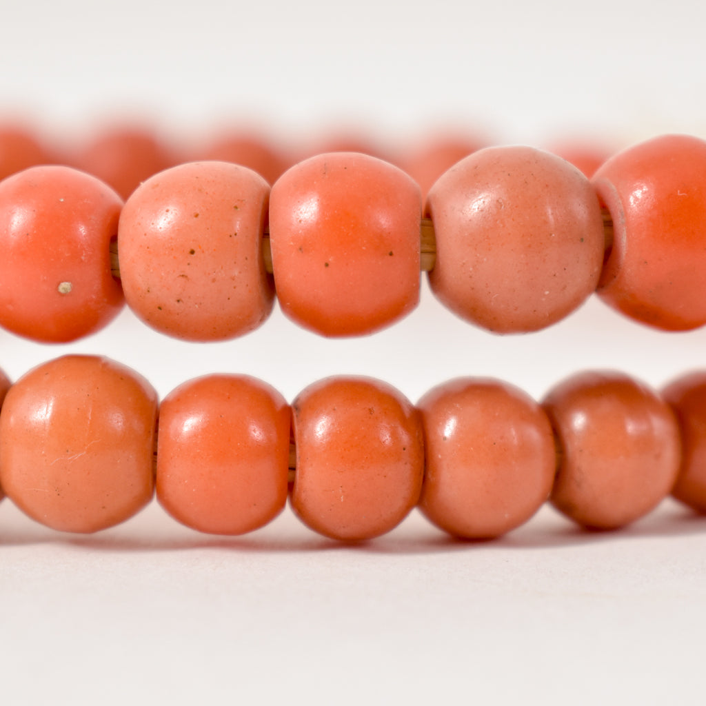 Prosser Coral Trade Beads 30 Inch