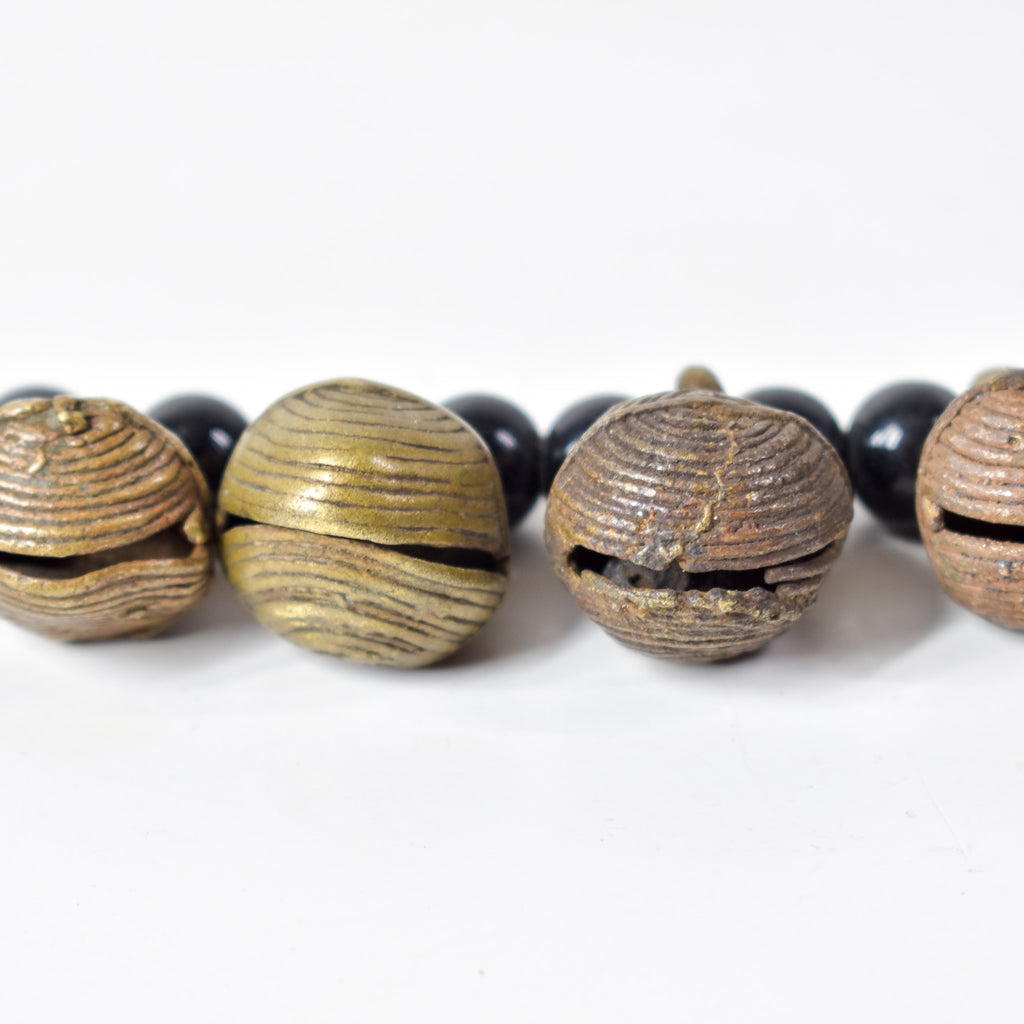 Yoruba Bells with Black Beads
