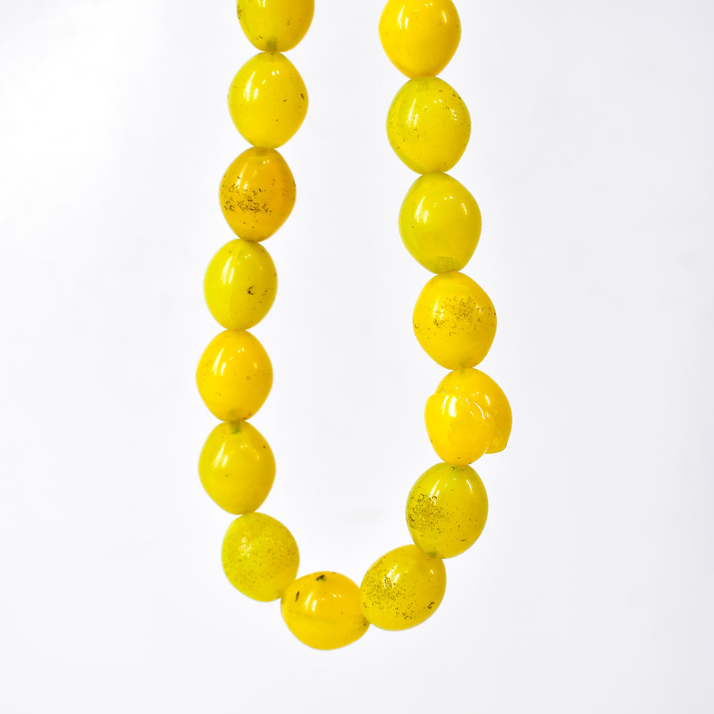 Yellow Pigeon Egg Trade Beads