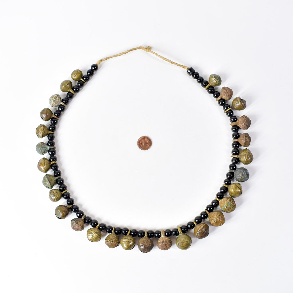 Yoruba Bells with Black Beads