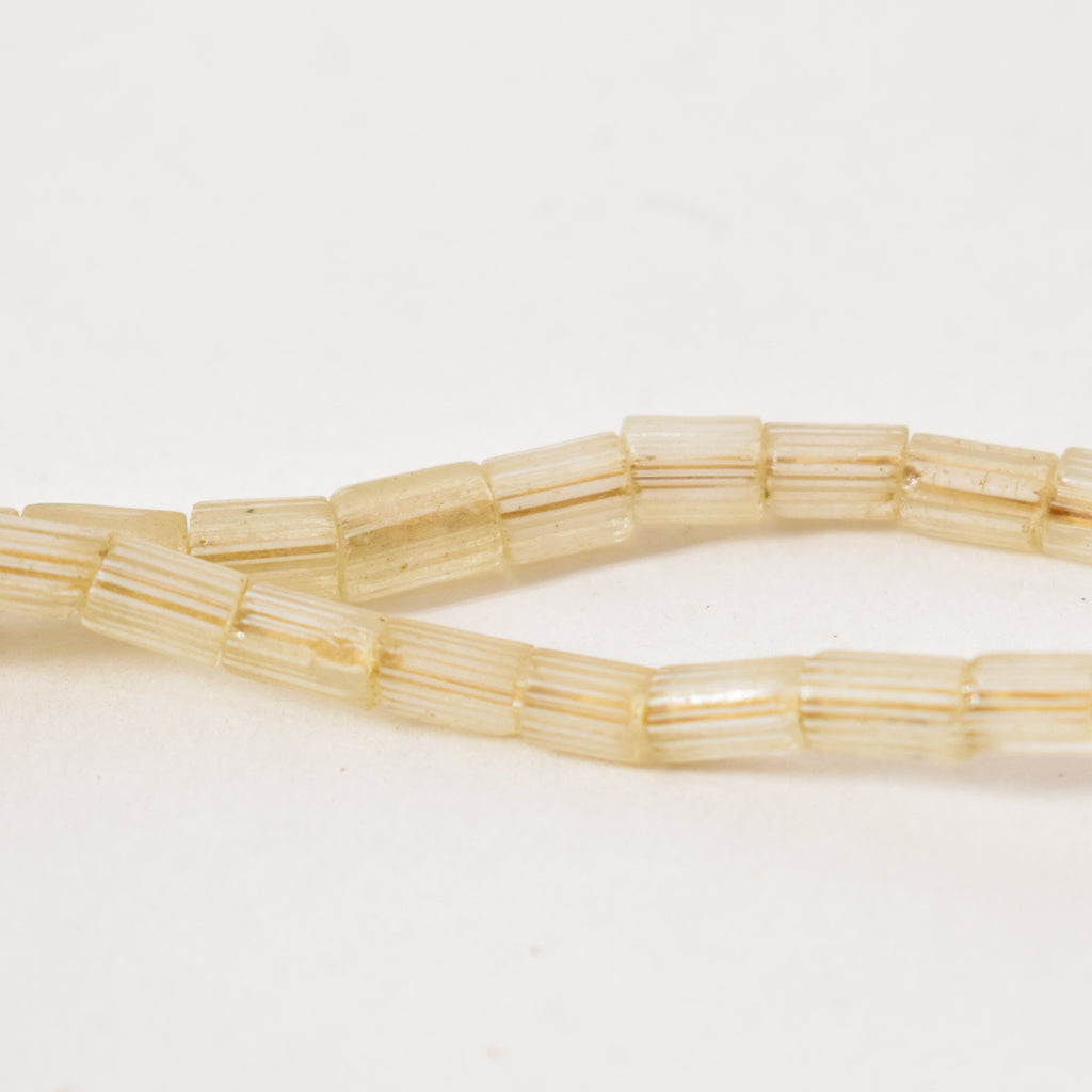 Clear Onion Skin Venetian Trade Beads