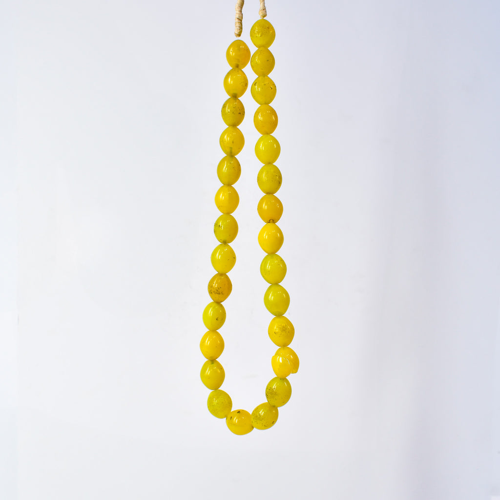 Yellow Pigeon Egg Trade Beads