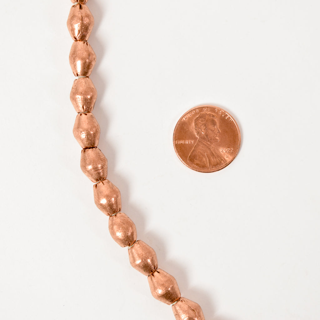 Heishi Bicone Copper Trade Beads Ethiopia