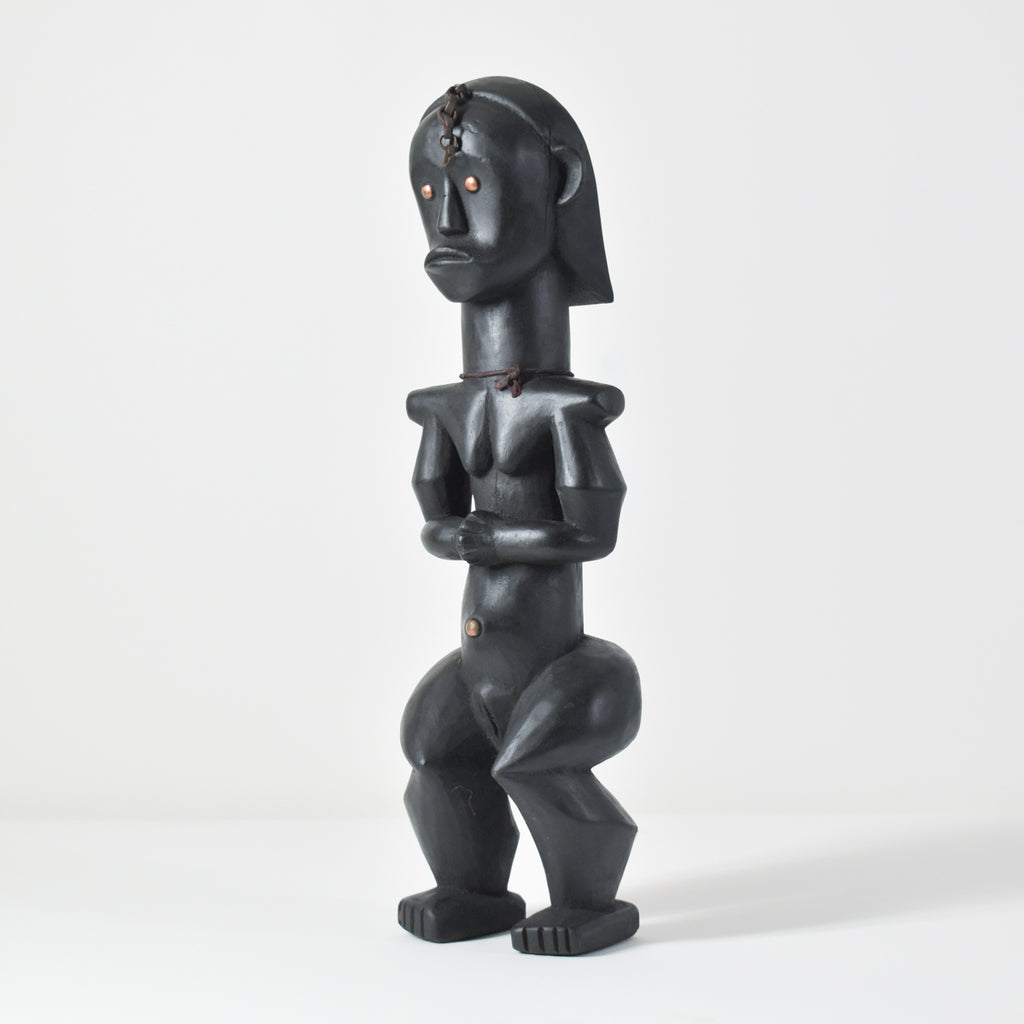 Standing Female Fang Byeri Reliquary Figure Gabon