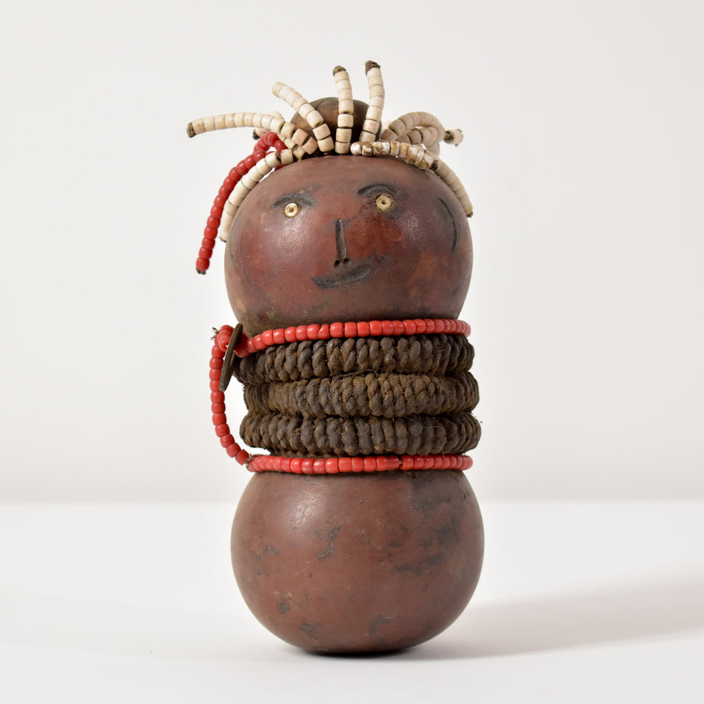 Nyamwezi Beaded Fertility Doll Gourd Tanzania