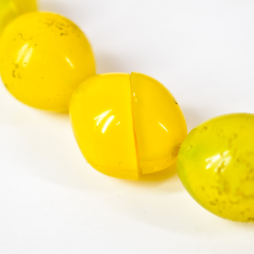 Yellow Pigeon Egg Trade Beads