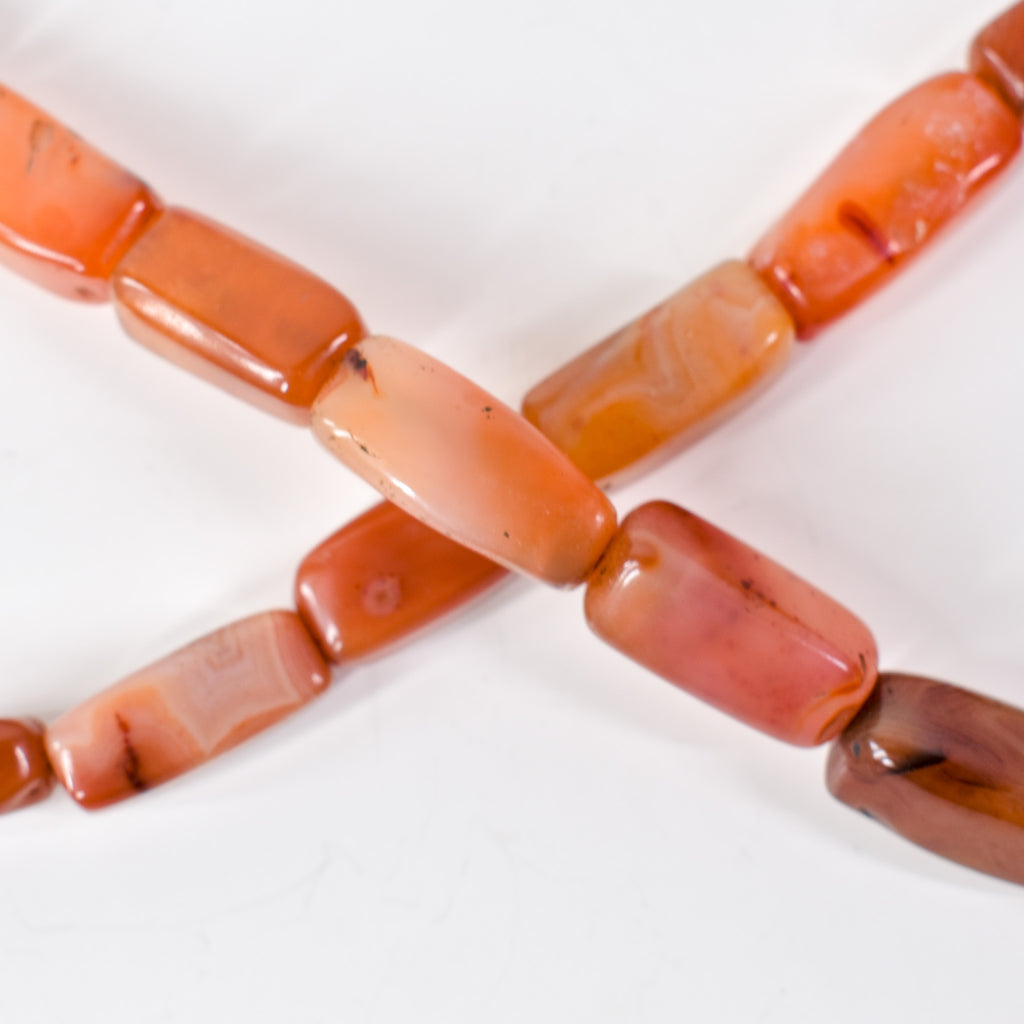 Rectangle Carnelian Stone Beads