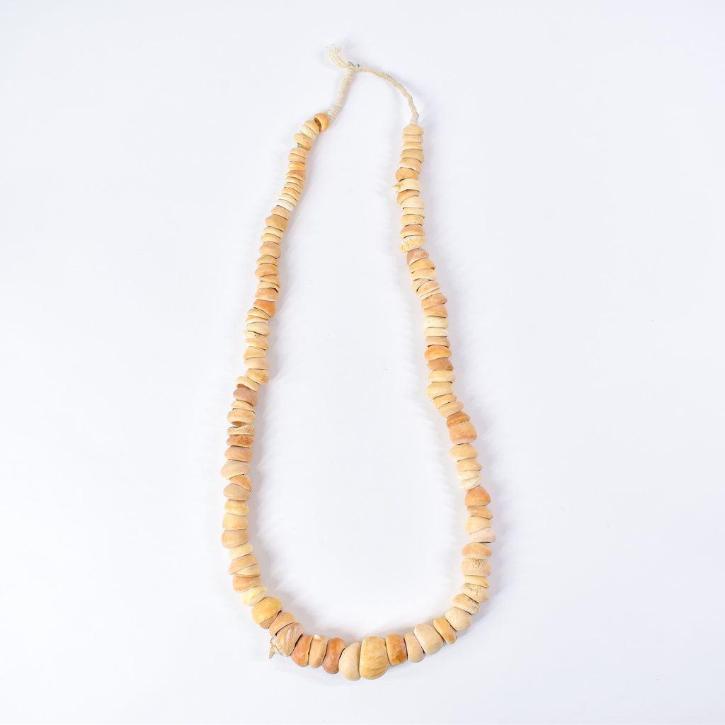 Conus Shell Beads Mauritanian Graduated 40 Inch